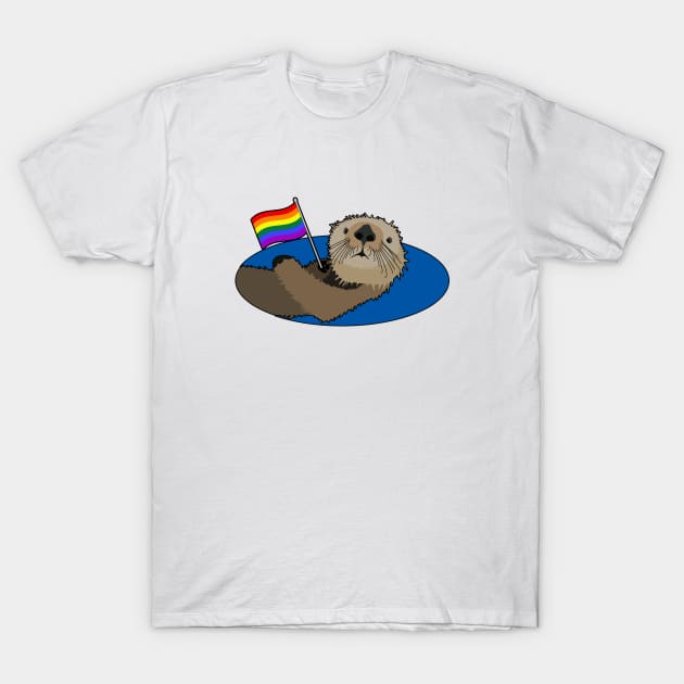 LGBTQ OTTER T-Shirt by LunaMay